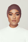 Aria Mesh Tie Back Undercap- Mocha - Zahraa The Label