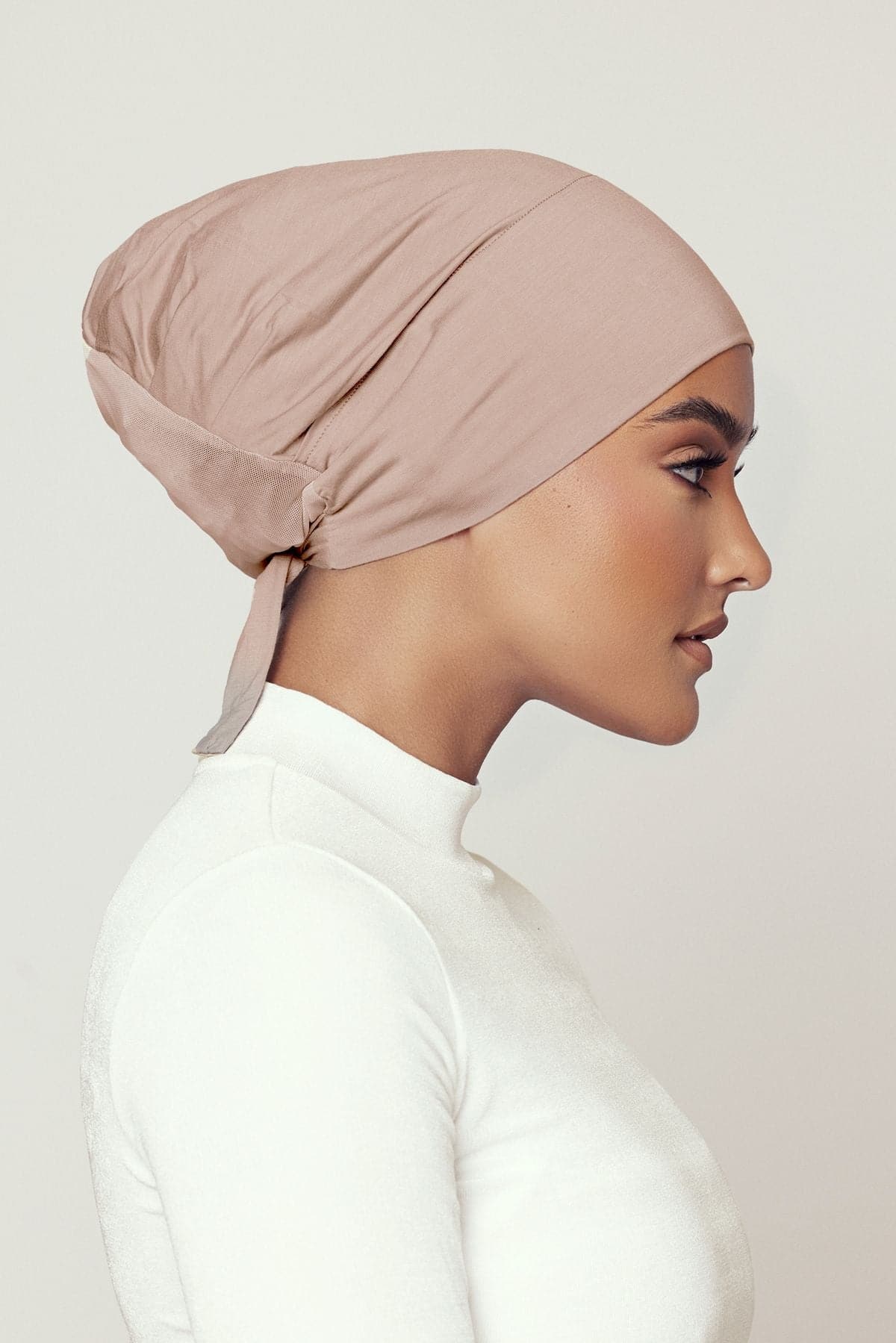 Aria Mesh Tie Back Undercap- Modest Nude - Zahraa The Label
