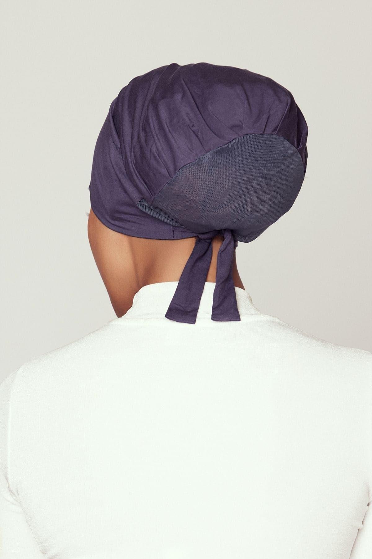 Aria Mesh Tie Back Undercap- Umber - Zahraa The Label