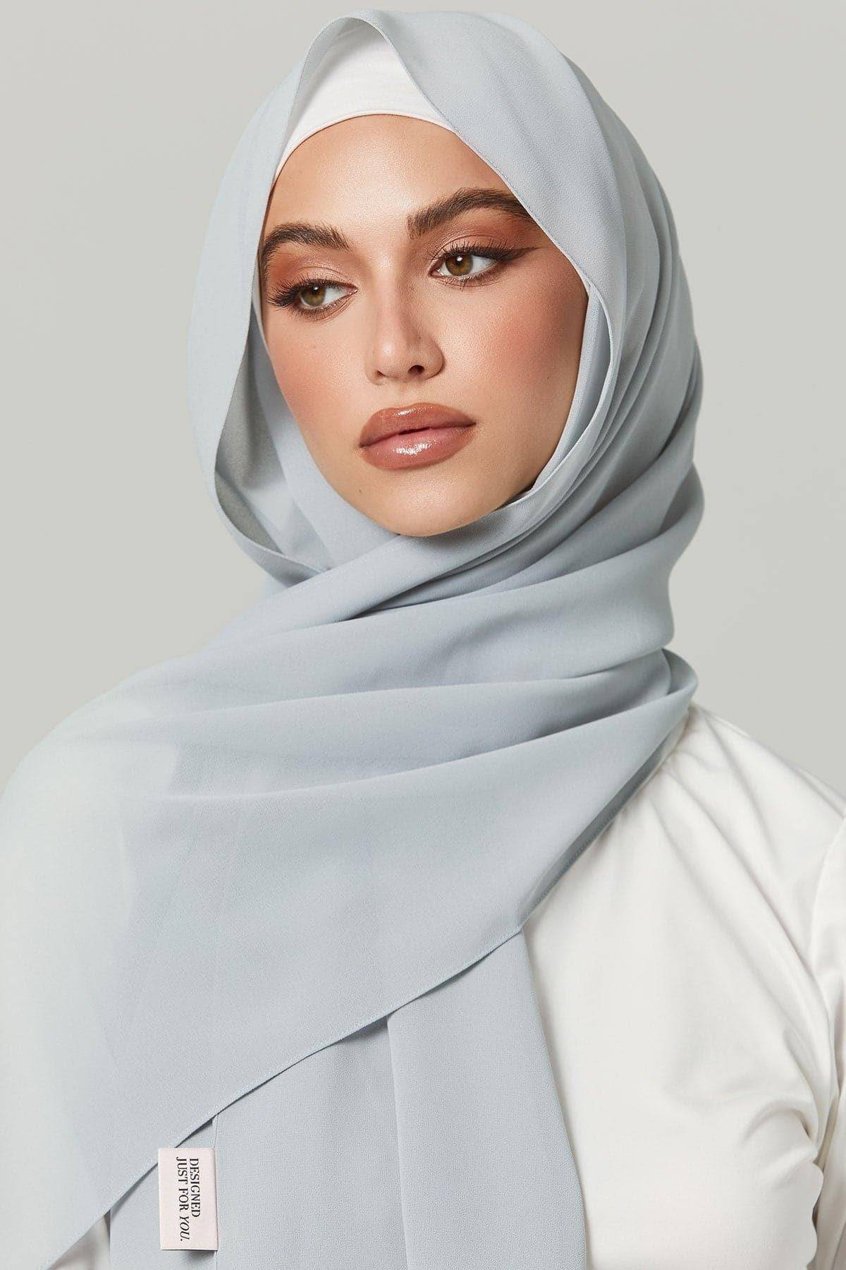 Basic Luxe Chiffon Hijab- Farah - Zahraa The Label