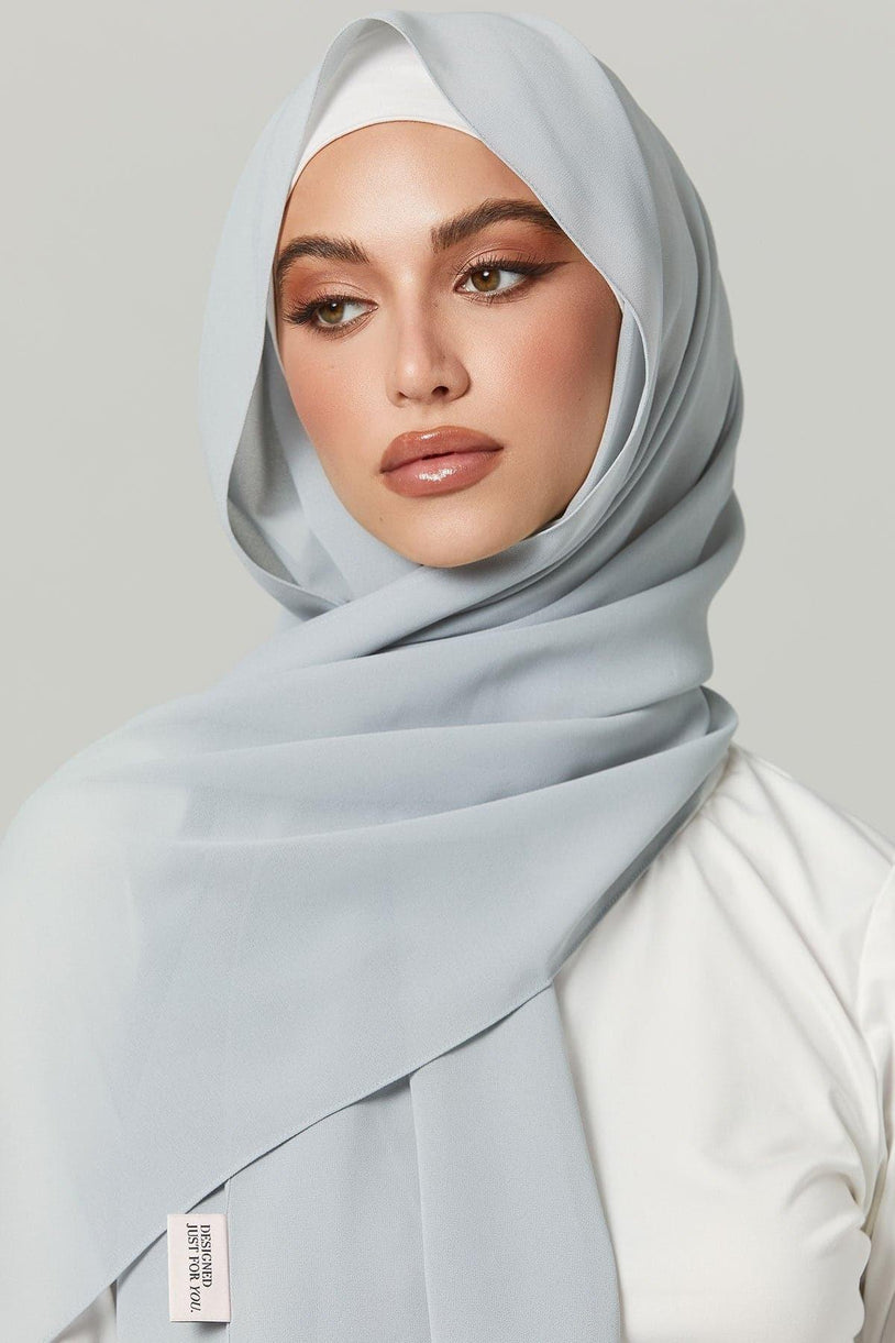 Basic Luxe Chiffon Hijab- Farah – Zahraa The Label