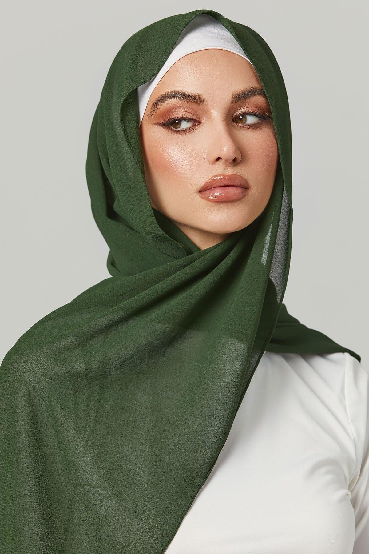 Basic Luxe Chiffon Hijab- Haifa - Zahraa The Label