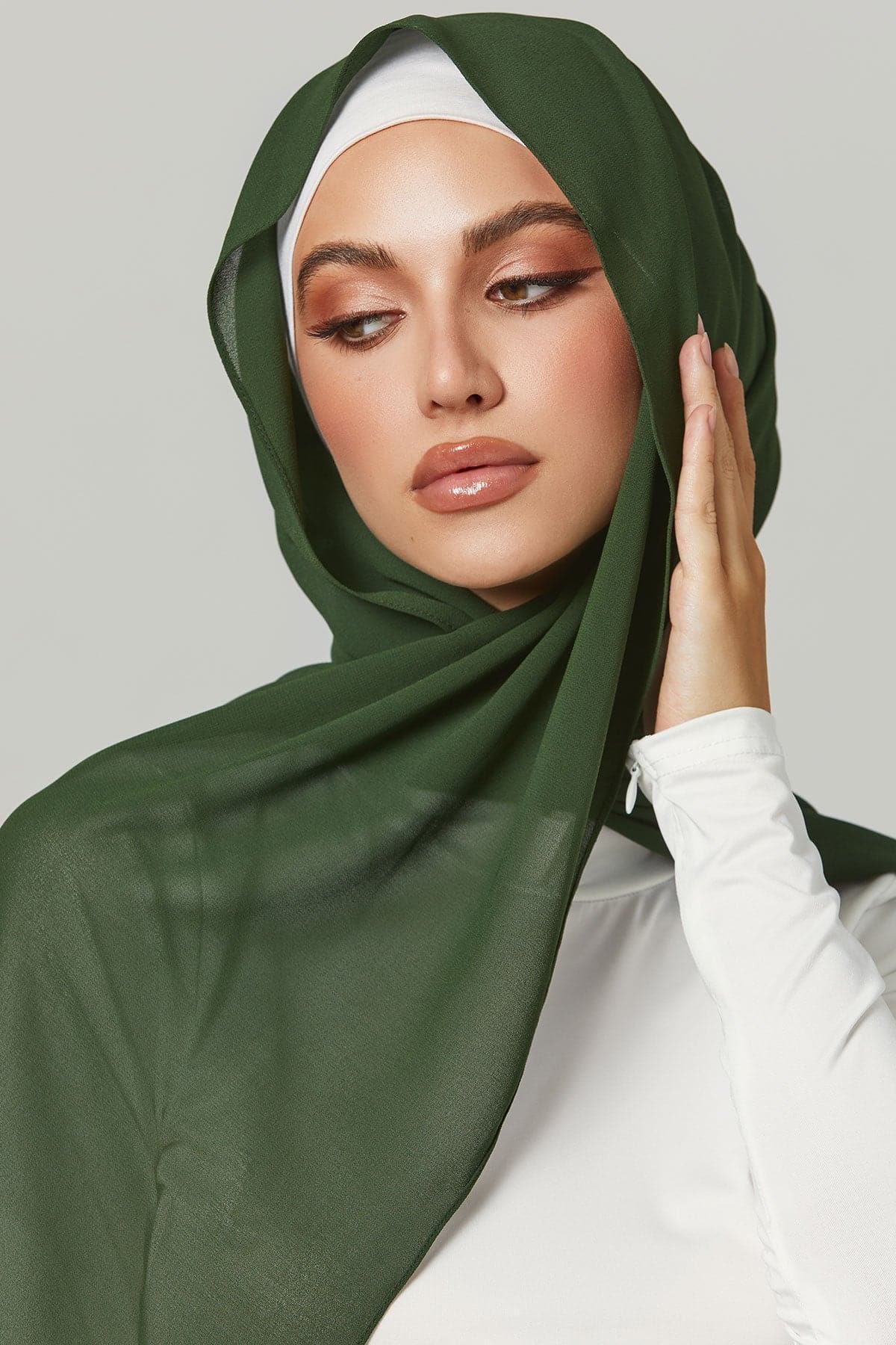Basic Luxe Chiffon Hijab- Haifa - Zahraa The Label