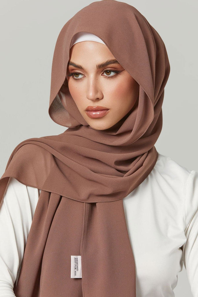 Basic Luxe Chiffon Hijab- Hanin - Zahraa The Label