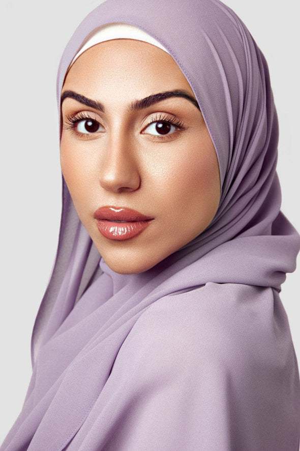 Basic Luxe Chiffon Hijab- Leena – Zahraa The Label
