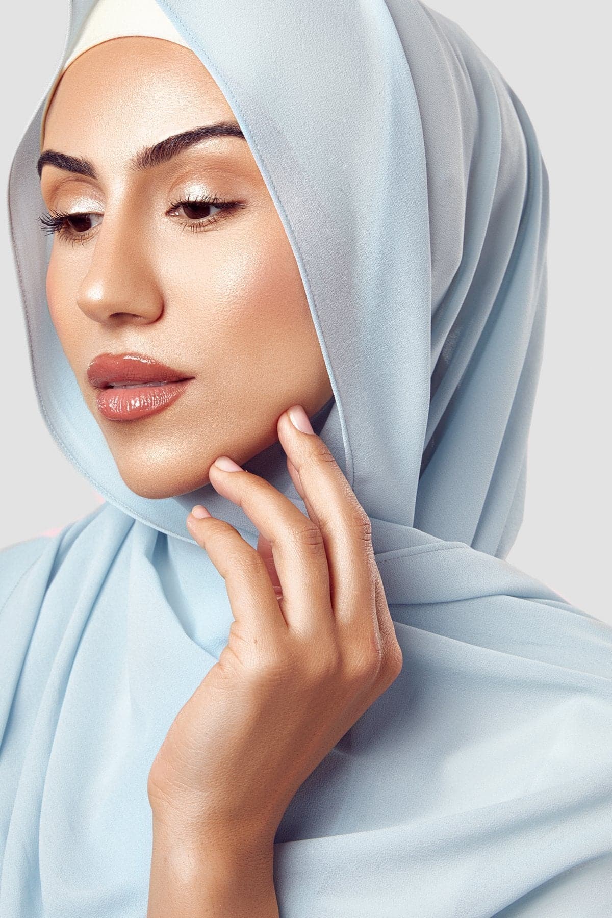 Basic Luxe Chiffon Hijab- Malika - Zahraa The Label