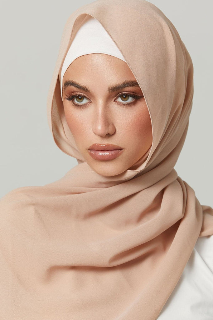 Basic Luxe Chiffon Hijab- Medina - Zahraa The Label