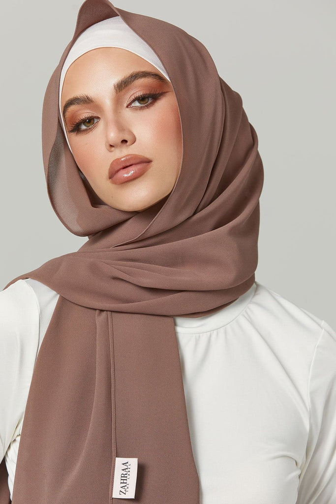 Basic Luxe Chiffon Hijab- Melena - Zahraa The Label