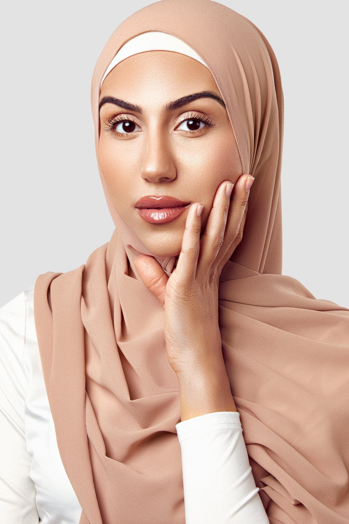 Basic Luxe Chiffon Hijab- Nadeen - Zahraa The Label
