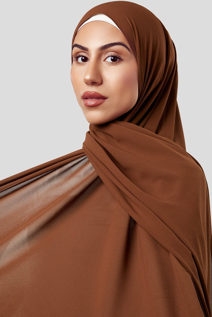 Basic Luxe Chiffon Hijab- Nadia - Zahraa The Label