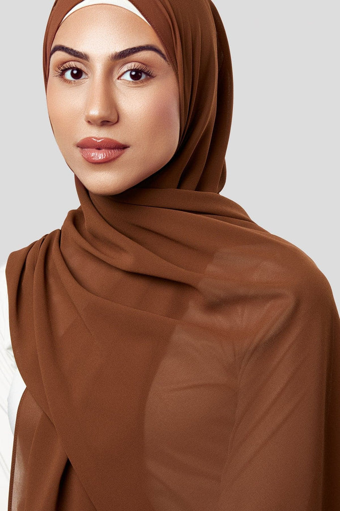 Basic Luxe Chiffon Hijab- Nadia - Zahraa The Label