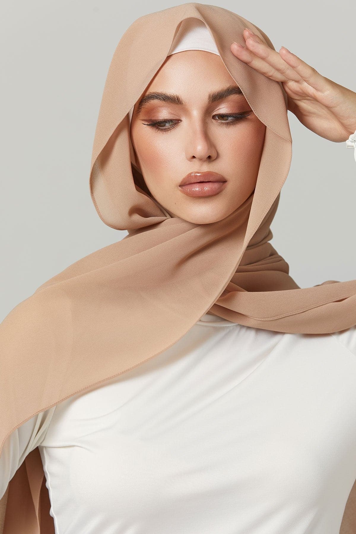Basic Luxe Chiffon Hijab- Najwa - Zahraa The Label