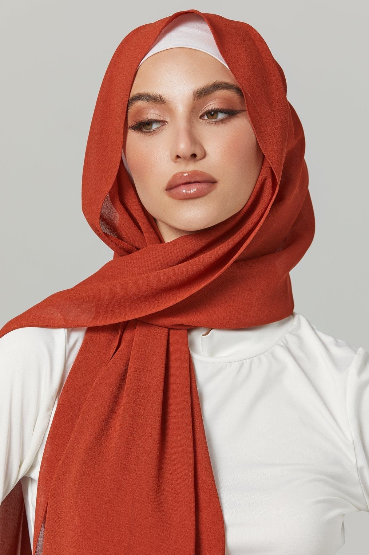 Basic Luxe Chiffon Hijab- Narjis - Zahraa The Label