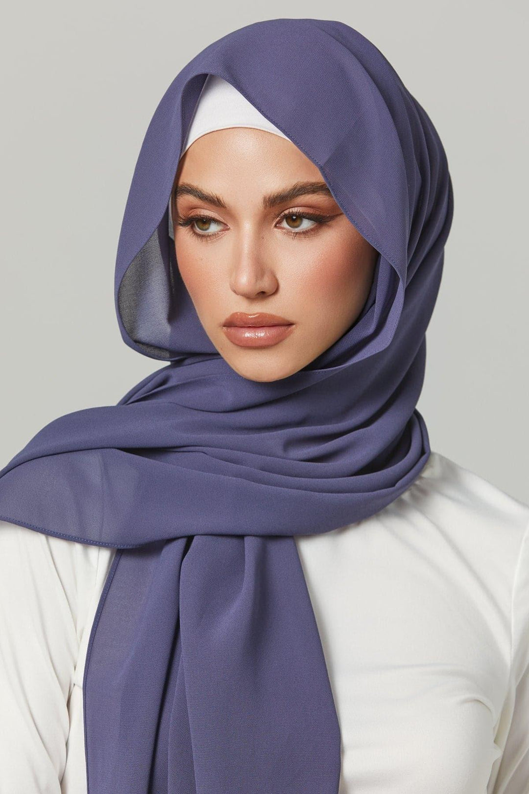 Basic Luxe Chiffon Hijab- Yara – Zahraa The Label