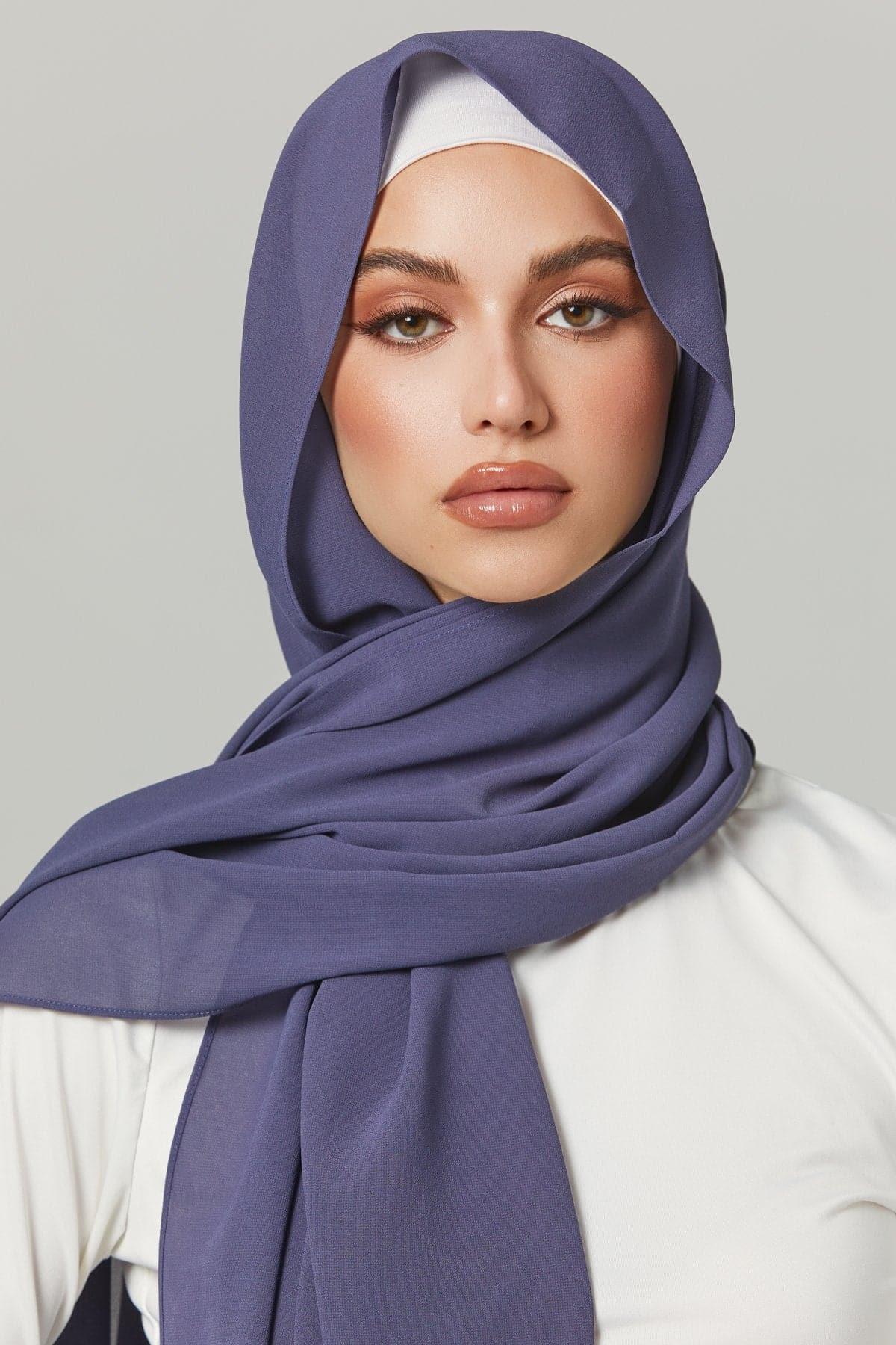 Basic Luxe Chiffon Hijab- Yara - Zahraa The Label