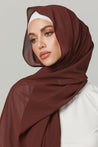 Basic Luxe Chiffon Hijab- Zaina - Zahraa The Label