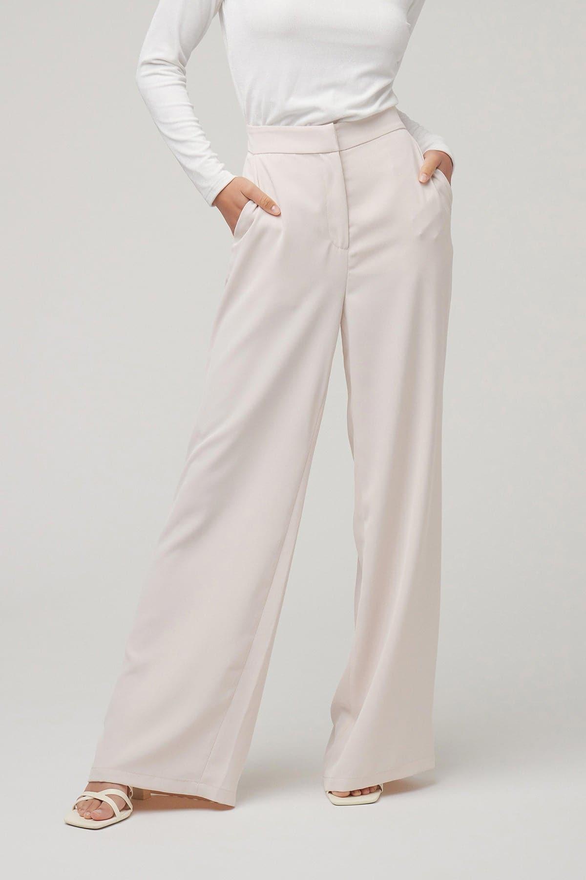 Carolina Pant - Fog - Zahraa The Label