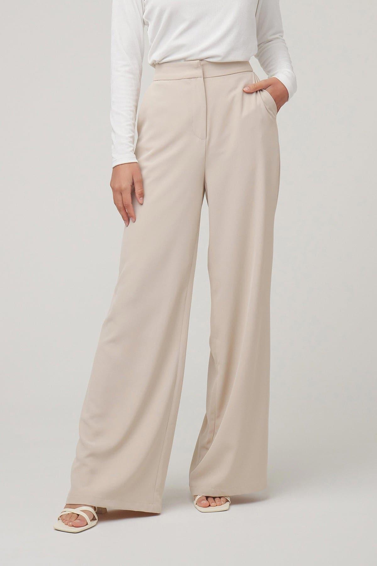 Carolina Pant-Nude Dust - Zahraa The Label