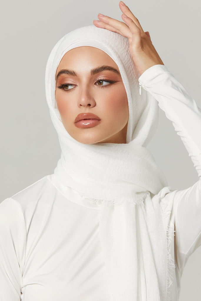 Everyday Cotton Crinkle Hijab- Achieve - Zahraa The Label