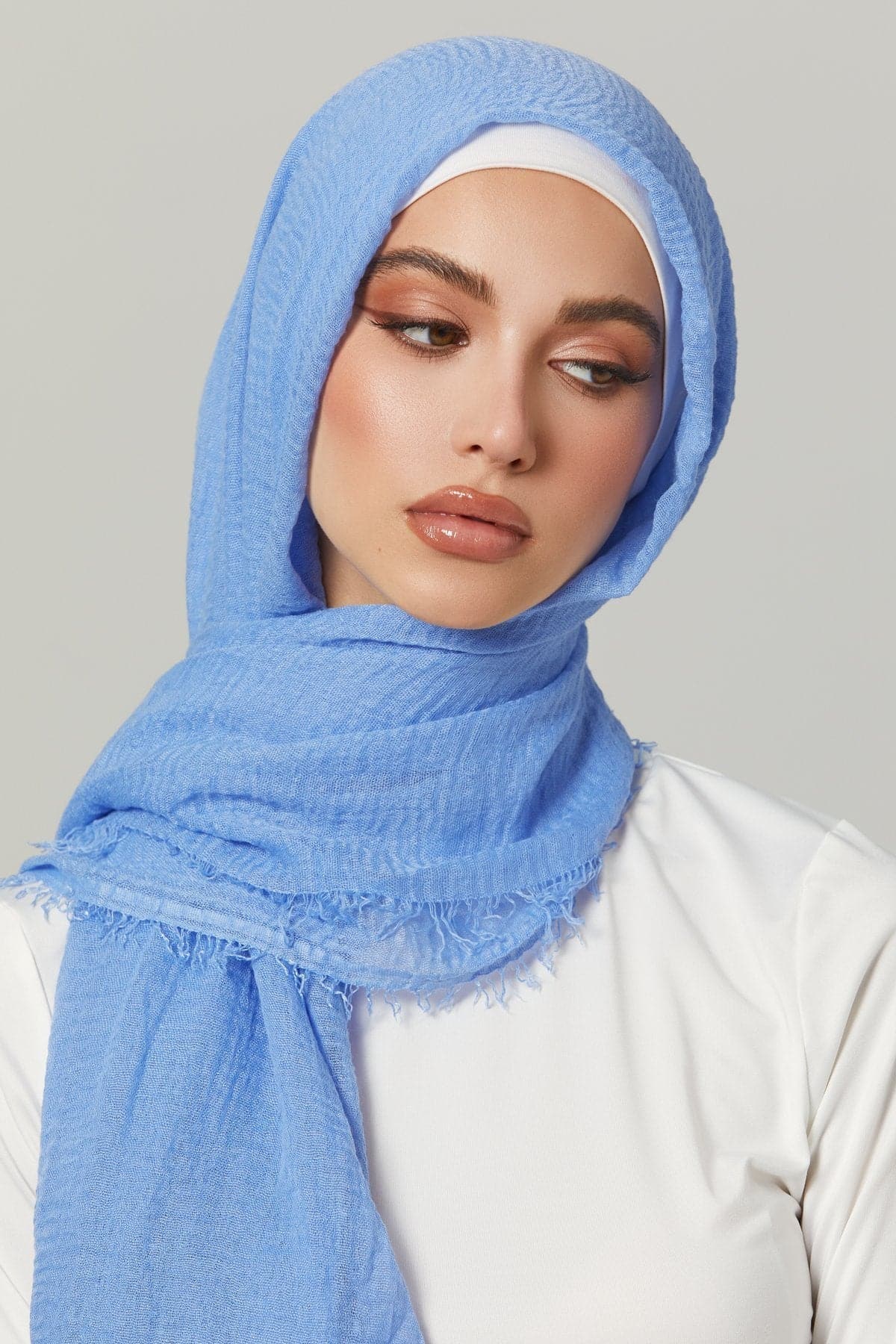 Everyday Cotton Crinkle Hijab- Amaze - Zahraa The Label