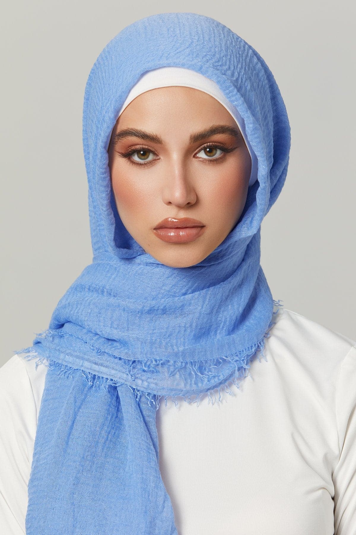 Everyday Cotton Crinkle Hijab- Amaze - Zahraa The Label