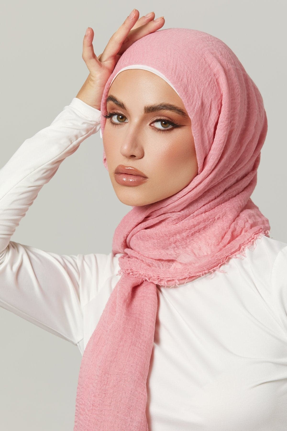 Everyday Cotton Crinkle Hijab- Discover - Zahraa The Label