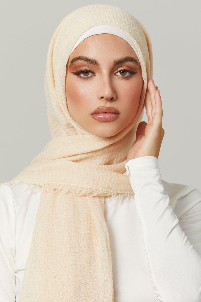 Everyday Cotton Crinkle Hijab- Family - Zahraa The Label