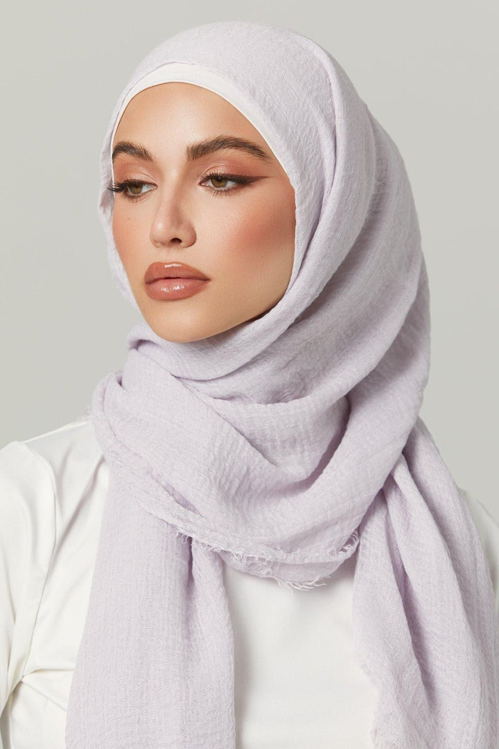 Everyday Cotton Crinkle Hijab- Fleek – Zahraa The Label