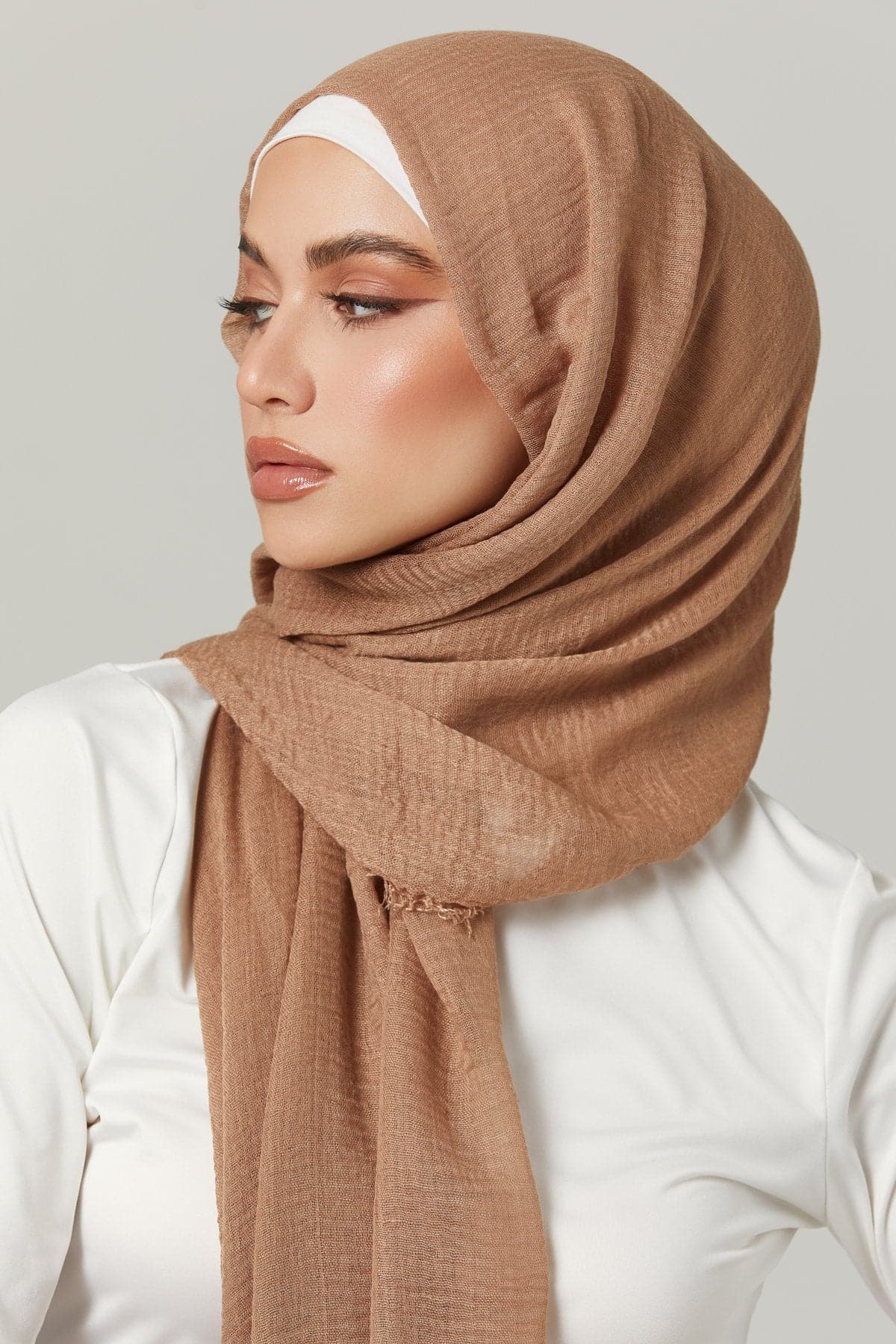 Everyday Cotton Crinkle Hijab- Gratitude - Zahraa The Label