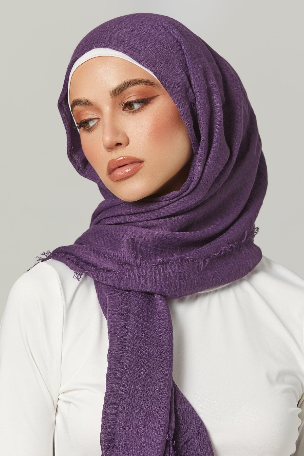 Everyday Cotton Crinkle Hijab- Joy - Zahraa The Label