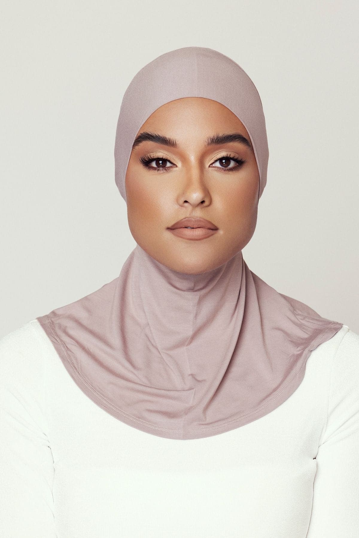 Lila Neck Cover Hijab-Camel - Zahraa The Label