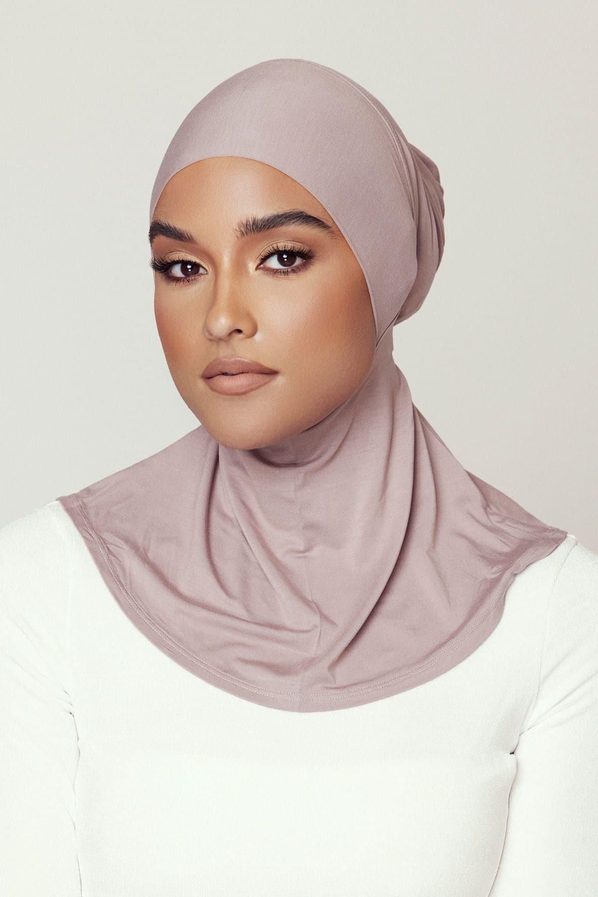 Lila Neck Cover Hijab-Camel - Zahraa The Label