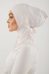Lila Neck Cover Hijab- Heavenly Pink - Zahraa The Label