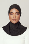 Lila Neck Cover Hijab-Olive - Zahraa The Label