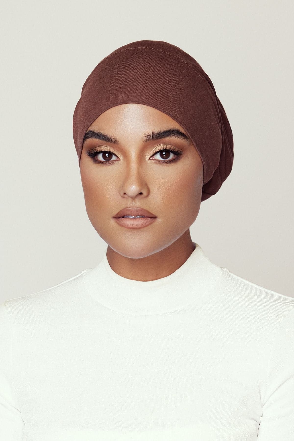 Noor Hijab Undercap- Cocoa - Zahraa The Label