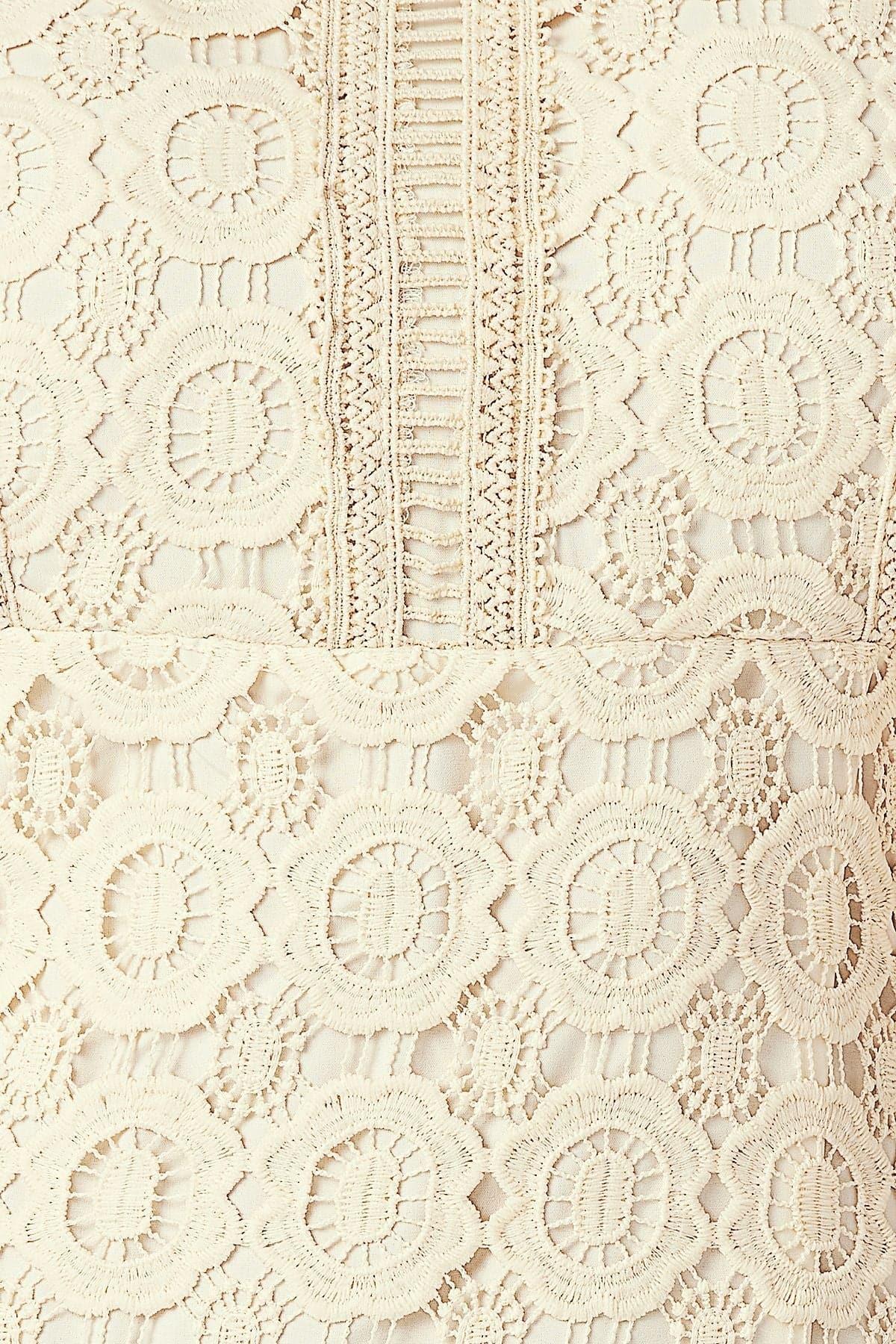 Lana lace pleat dress top