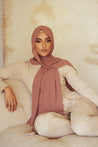 Premium Chiffon Hijab - Amethyst - Zahraa The Label