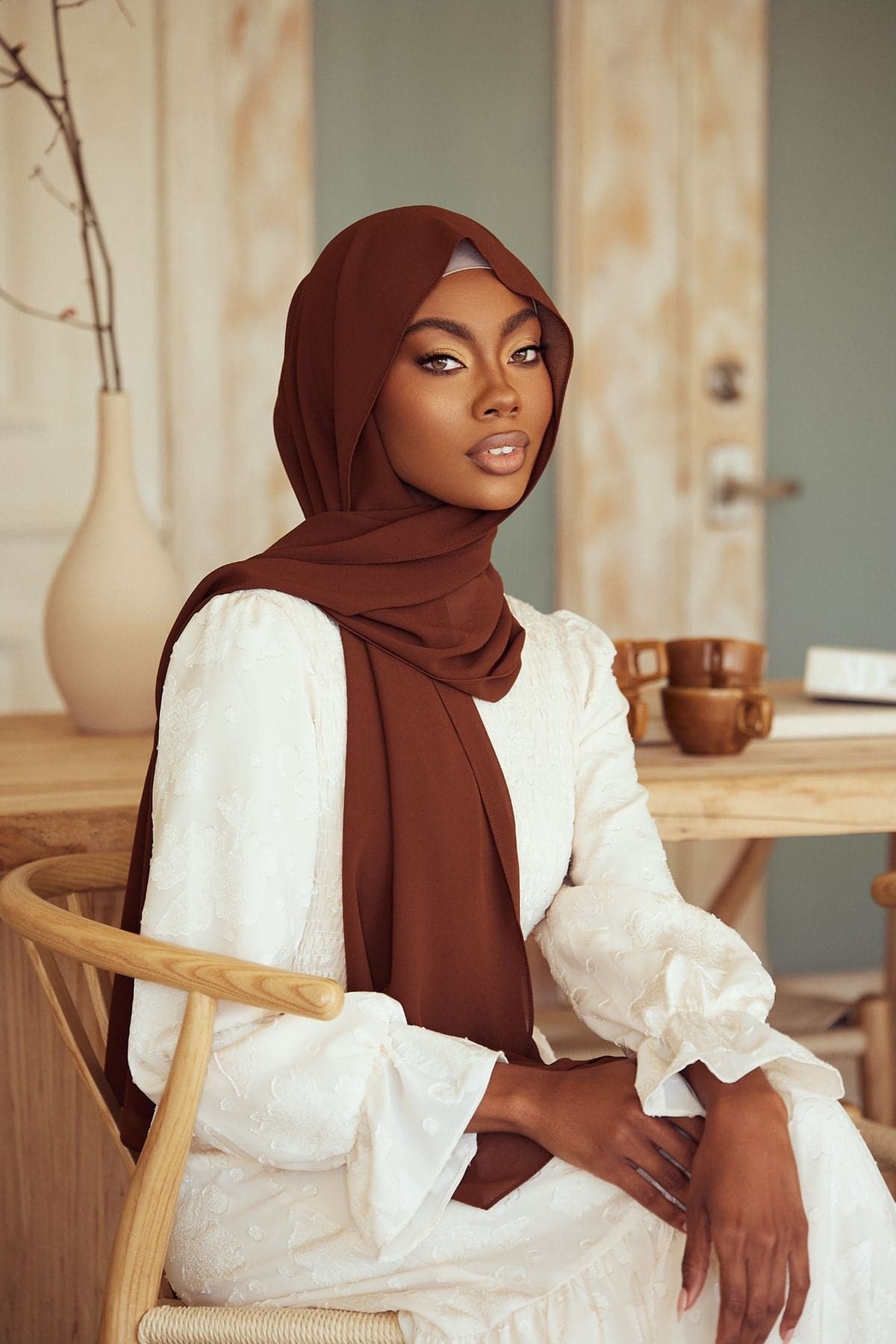 Premium Chiffon Hijab - Autumn - Zahraa The Label