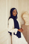 Premium Chiffon Hijab - Denim - Zahraa The Label