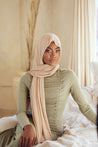 Premium Chiffon Hijab - Linen - Zahraa The Label