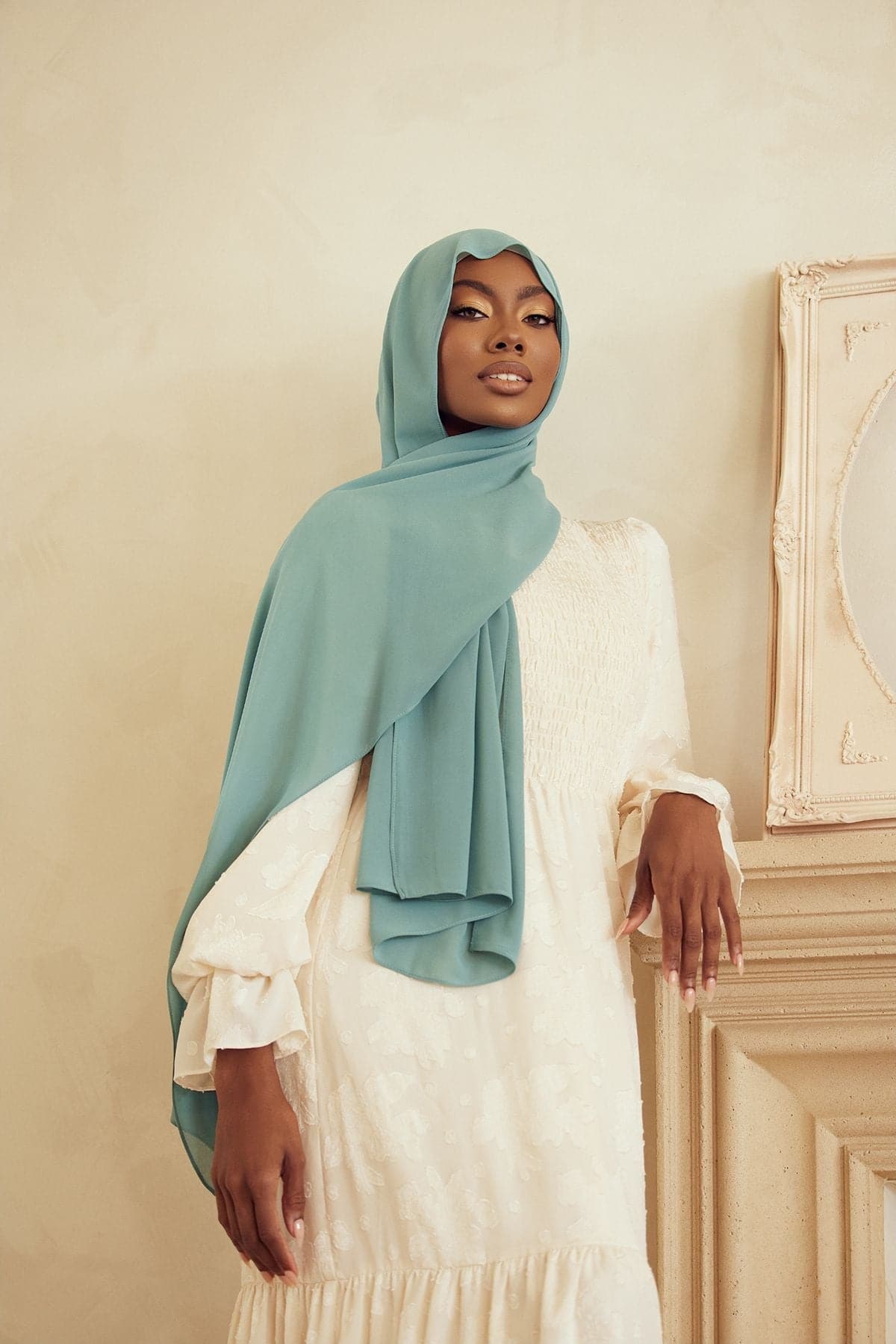 Premium Chiffon Hijab - Sapphire - Zahraa The Label
