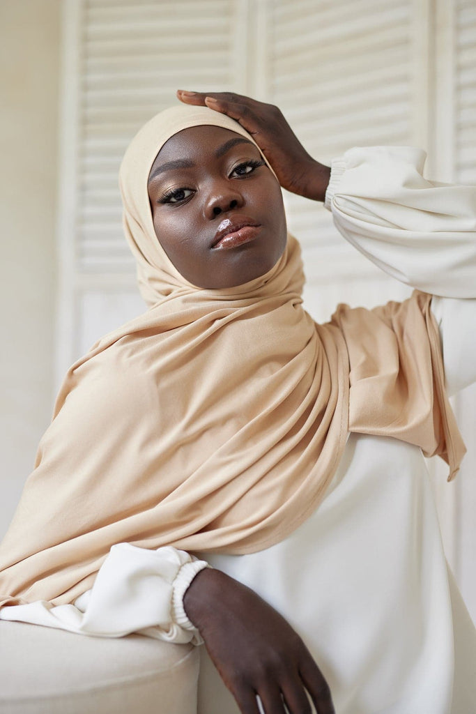 Premium Jersey Hijab- Marwa - Zahraa The Label