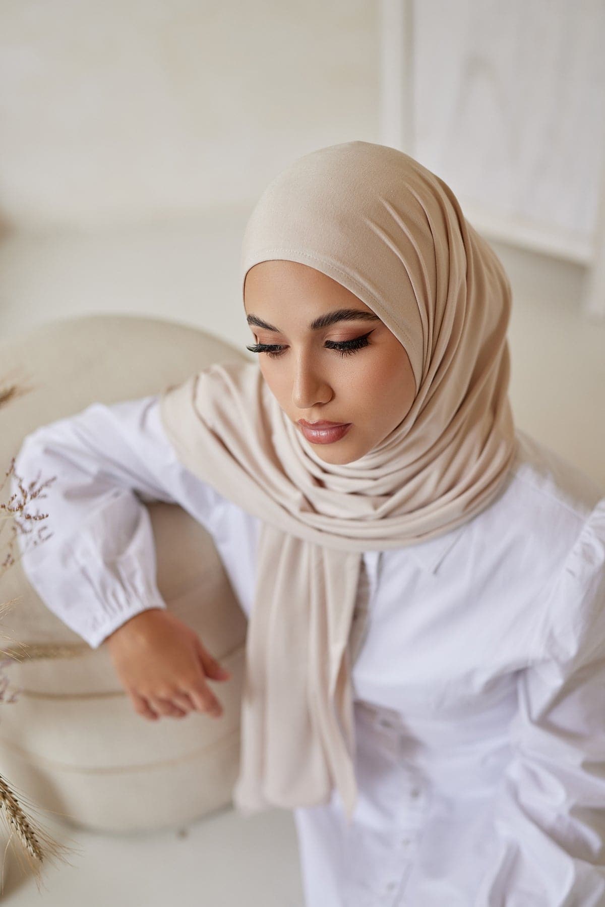 Premium Jersey Hijab- Salwa Short - Zahraa The Label