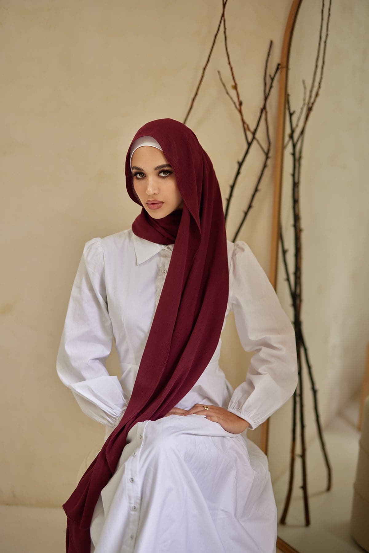 Premium Rayon Hijab- Qamar - Zahraa The Label
