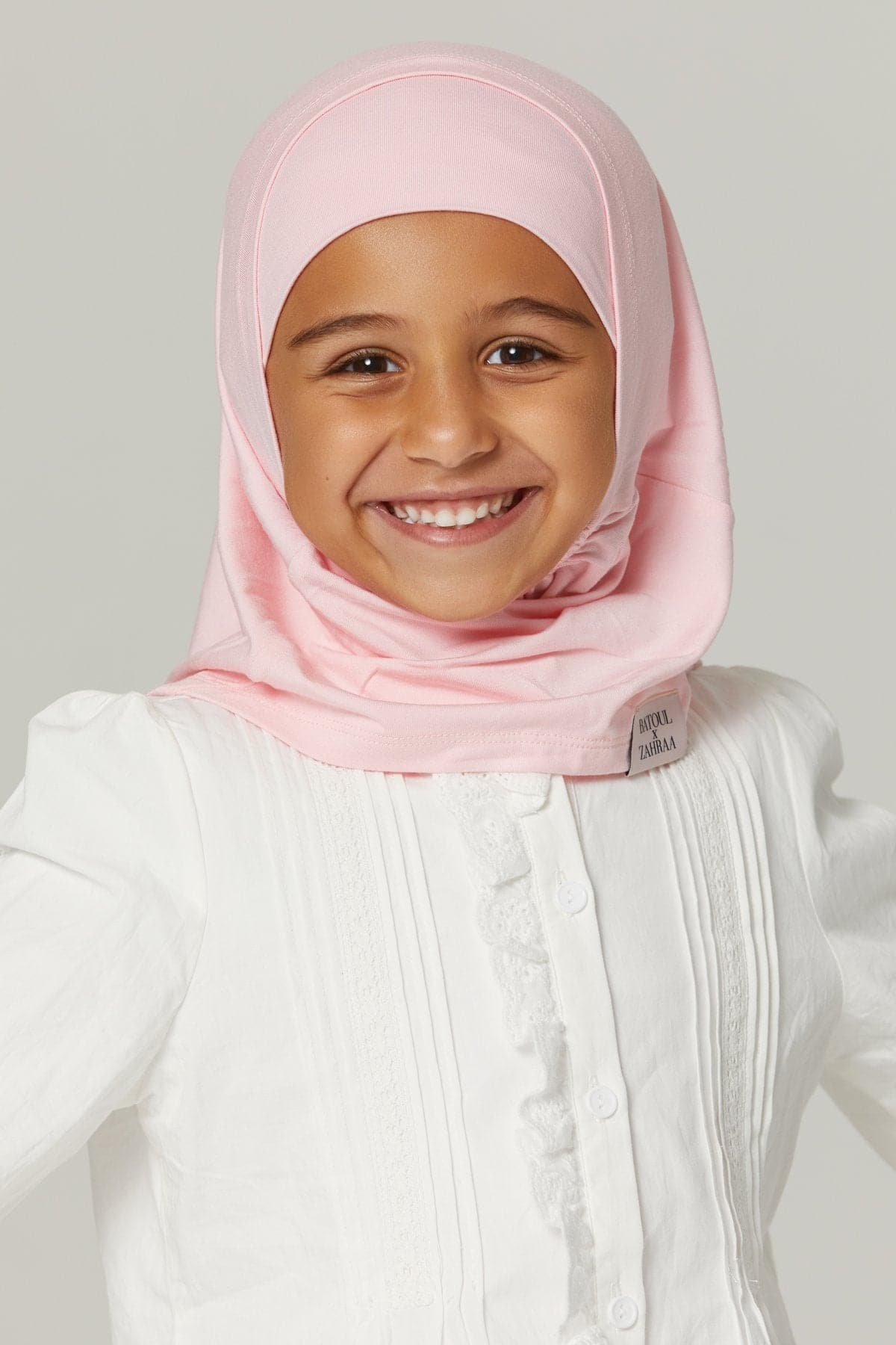Youth Two Piece Jersey Hijab- Pinky Promise - Zahraa The Label