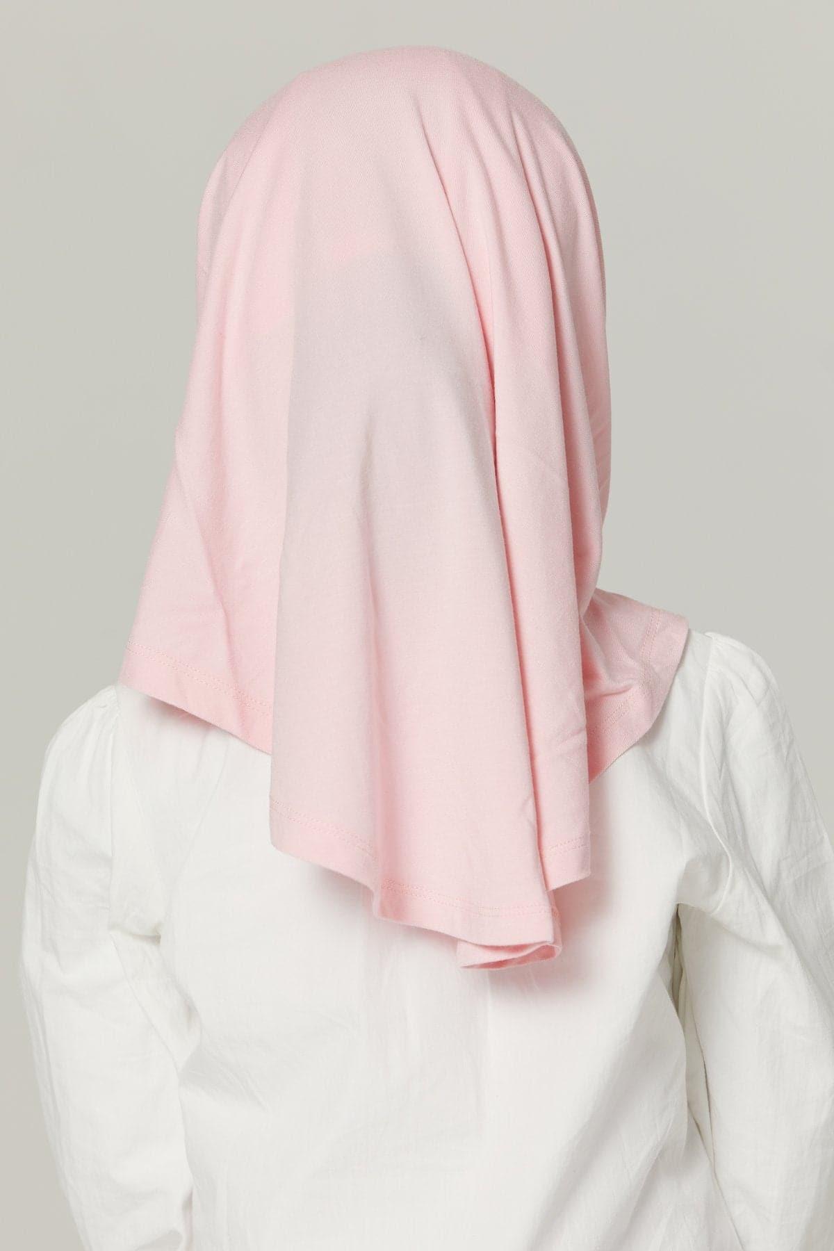 Youth Two Piece Jersey Hijab- Pinky Promise - Zahraa The Label