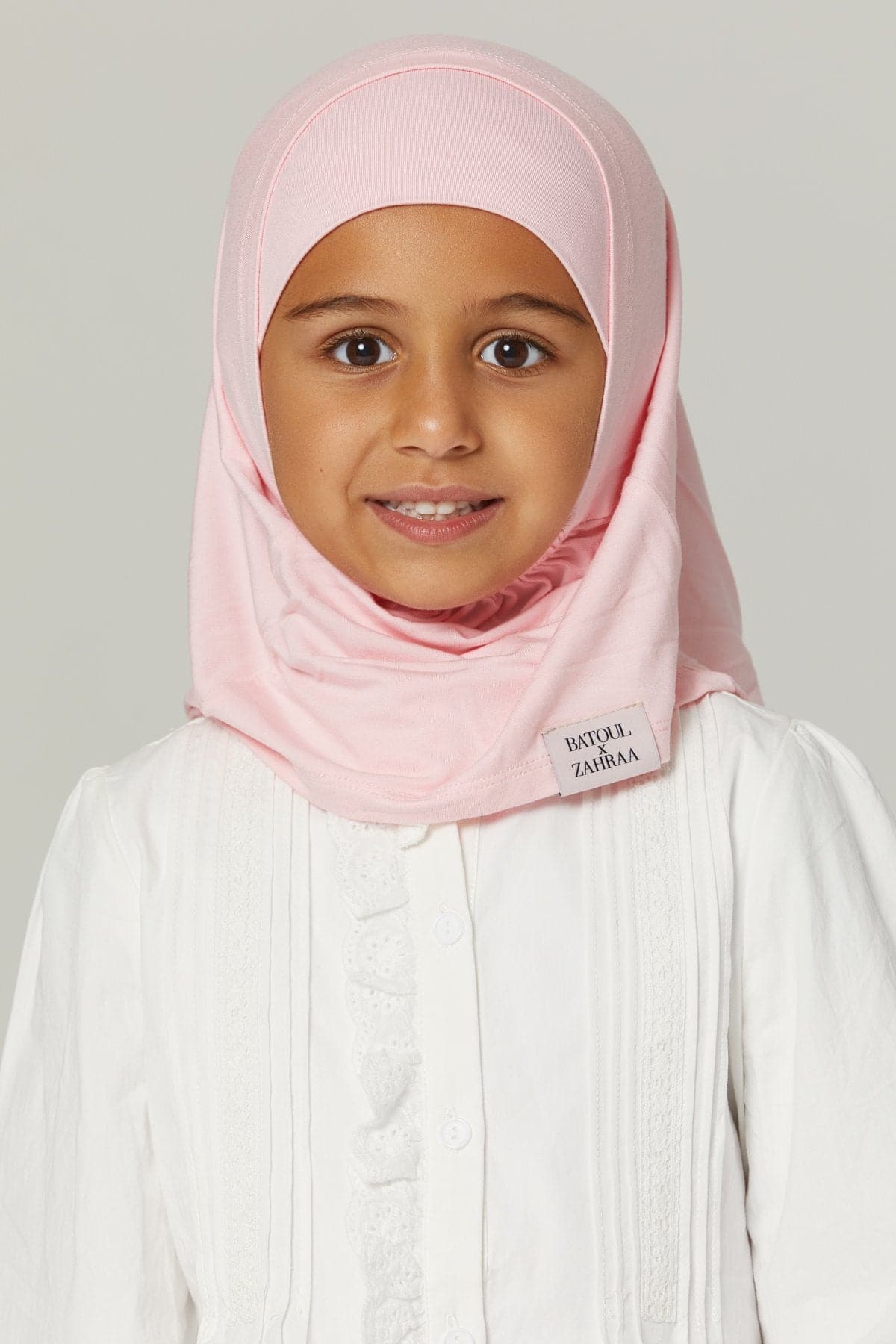 Youth Two Piece Jersey Hijab- Pinky Promise - Zahraa The Label