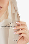 Zahraa Instant Chiffon Hijab- Bone - Zahraa The Label